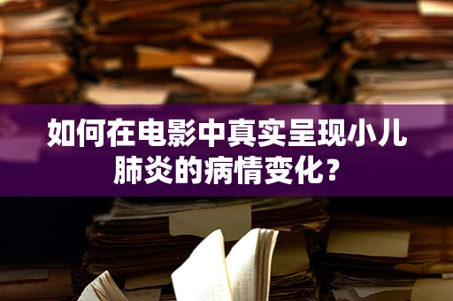 如何在电影中真实呈现小儿肺炎的病情变化？