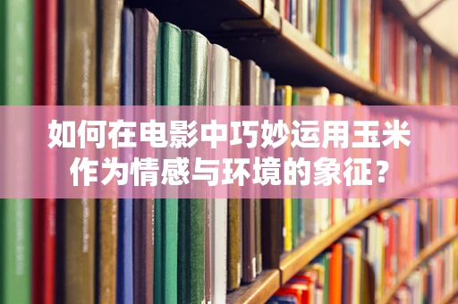 如何在电影中巧妙运用玉米作为情感与环境的象征？