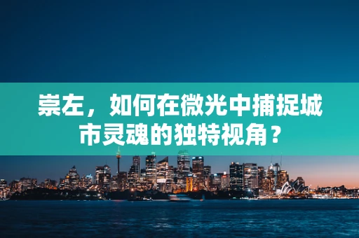 崇左，如何在微光中捕捉城市灵魂的独特视角？