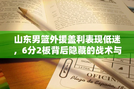 山东男篮外援盖利表现低迷，6分2板背后隐藏的战术与心理考量