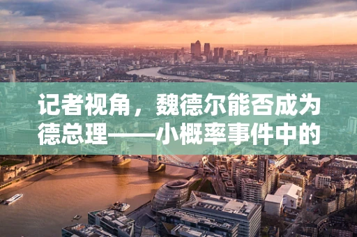 记者视角，魏德尔能否成为德总理——小概率事件中的大政治博弈？