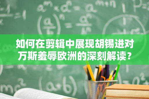 如何在剪辑中展现胡锡进对万斯羞辱欧洲的深刻解读？