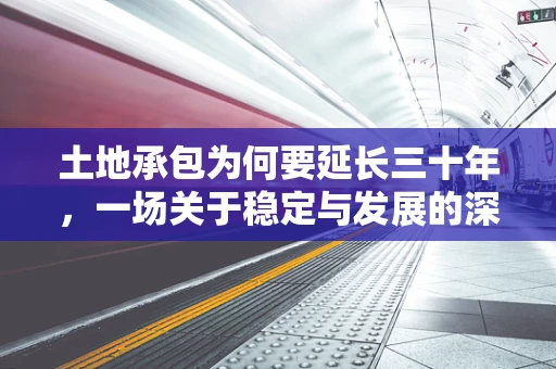 土地承包为何要延长三十年，一场关于稳定与发展的深度对话