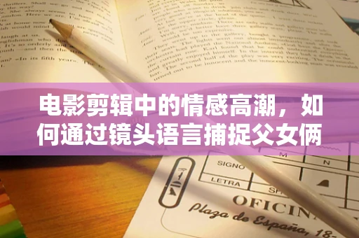 电影剪辑中的情感高潮，如何通过镜头语言捕捉父女俩奔向妈妈的这一刻的幸福瞬间？