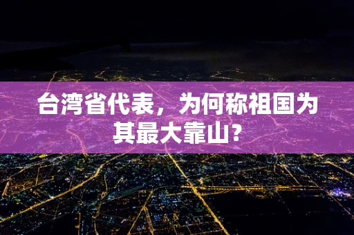 台湾省代表，为何称祖国为其最大靠山？