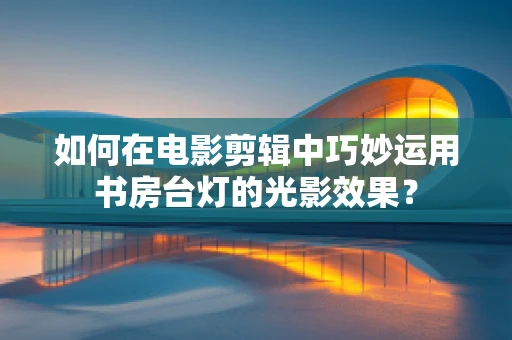 如何在电影剪辑中巧妙运用书房台灯的光影效果？